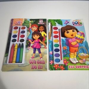 DORA THE EXPLORER Painting and Colouring Books